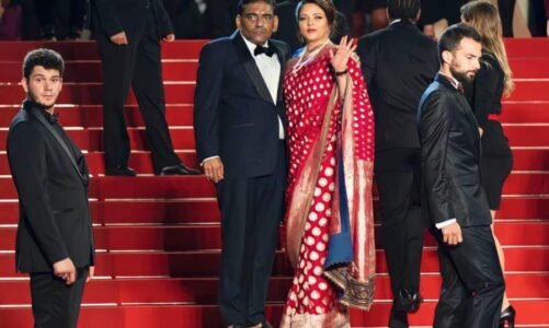 Indian Family Shines on the Cannes Red Carpet: Ramesh Gowani and Family Make Their Presence Felt