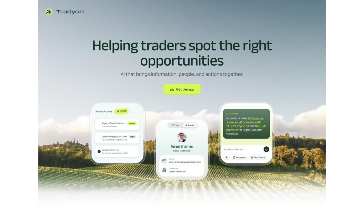 Tradyon Launches AI-First Platform to Power the Next Phase of Agricultural Commodity Trading