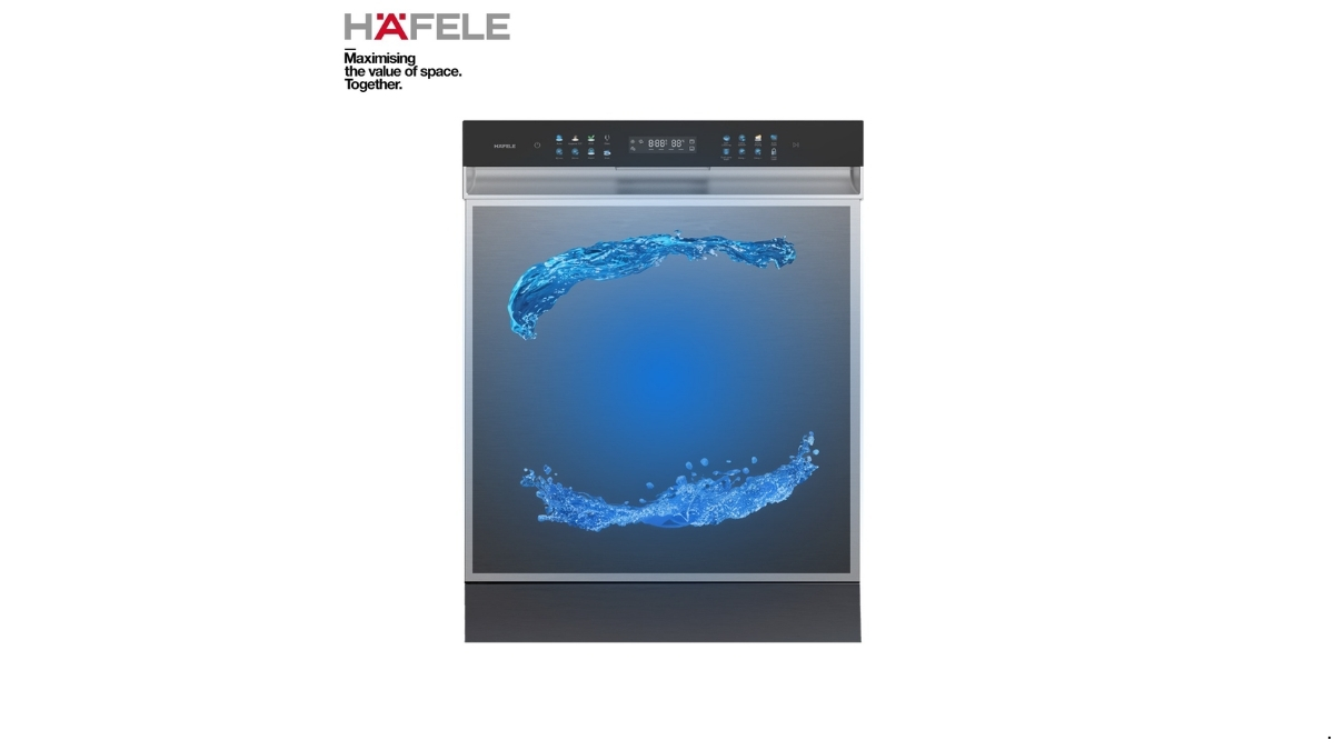 Hafele Valeriya Dishwasher: Dual Zone Wash for Smarter Cleaning