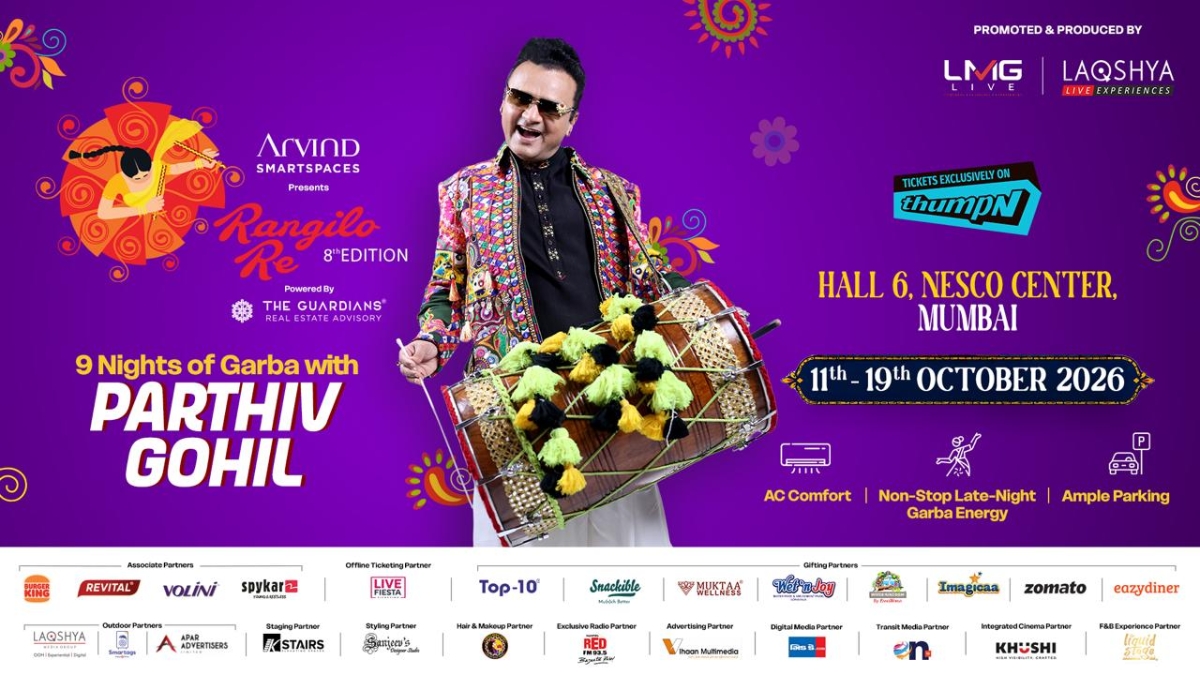 Rangilo Re 2026 Featuring Parthiv Gohil Elevates Mumbai’s Navratri Celebrations: Seven Successful Editions, One Grand New Chapter