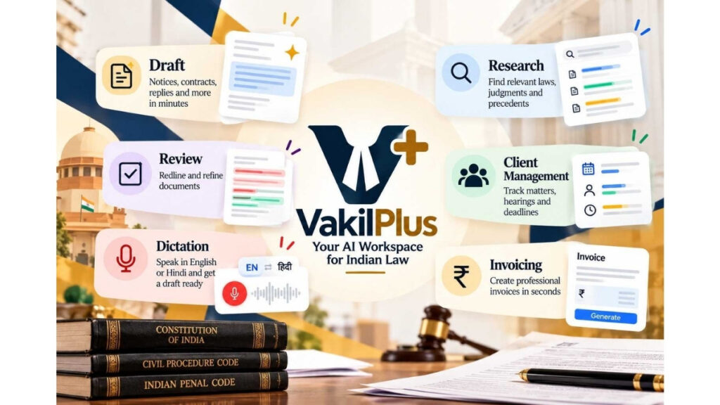 As India’s Top Law Firms Embrace AI, VakilPlus Wants to Bring It to Every Lawyer